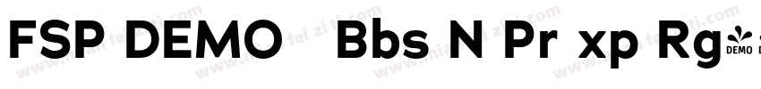FSP DEMO   Bbs N Pr xp Rg字体转换